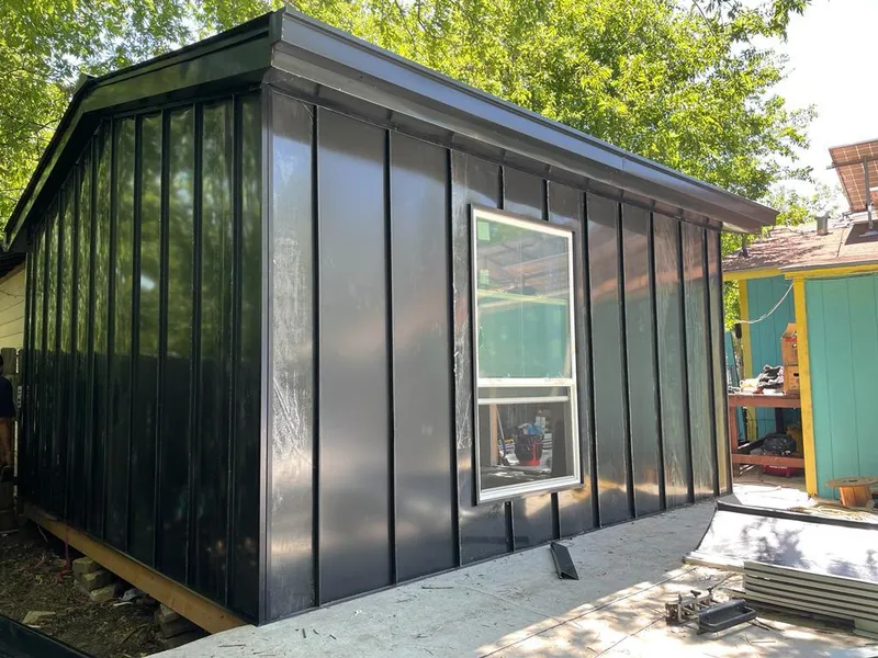 Black standing seam metal wall panels for Metal Roof Installation in Soddy-Daisy